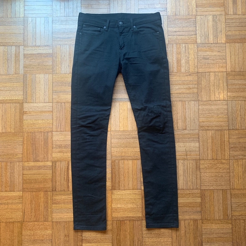 Men's Levi’s 510 Skinny Fit Black Denim Jeans, 32x34